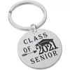 Keychains Fashion Class av 2022 Graduation Season Gift Rostfritt stål Keychain Inspirerande Graduate Jewelry DIY Anpassad Wholesal Enek2