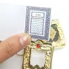 سلسلة مفاتيح الإسلام القرآن القلادة الصغيرة المجوهرات الدينية الصغيرة القرآن القلادة حلقة معلقة