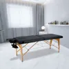 2 sekcje składane masaż kanapa przenośne łóżko stołowe z łóżkiem spa z oparciem/głową/paletą podłokietnikiem/ręką