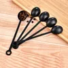 10g Plastic Measuring Spoons Coffee Stir Spoons Ice-cream Dessert Spoon Long Handle Juice Milk Tea Stirrers Scoops Kitchen Tools ZC1204