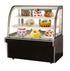 Mini Desktop Pastry Freezer Cake Display Fridge Bakery Glass Cake Showcase Portable