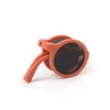Детские круглые складные винтажные солнцезащитные очки для детей, девочек и мальчиков, летние классические карманные очки UV400, 2022, солнцезащитные очки223x