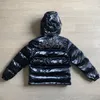 Trapstar-Jacke, Herren-Daunenjacke, High-Street-Mode, plus Samt, warme Stickerei, Buchstaben, weiblich, Paar, Trend, Schutzhut, abnehmbar