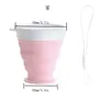 Drinkware Mugs Silicone Folding Travel Outdoor Portable Telescop Bowl Cup With Lid Tea Filter Straw Kettle Cup