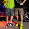 RUIHUO Leopard Gedruckt Casual Shorts Männer Kleidung Sommer Herren Shorts Casual Luxus M-5XL Eingetroffen 220507