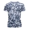 Herr t-shirt hawaiian stil t skjortor rund nackskjorta avslappnad slitage hög kvalitet