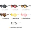 Lunettes de soleil femmes 2022 marque concepteur surdimensionné nuances années 90 rétro noir jaune pilote lunettes de soleil dame UV400 lunettes de plage 260o