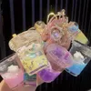 Keychains Starfish quicksand oil milk tea cup Acrylic liquid pendant drifting bottle schoolbag small gift key chains bulk