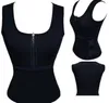 Neoprene Sauna Vest Body Shaper Slimming Waist Trainer Shaper Summer Workout Shapewear Adjustable Belt Corset
