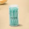 50 stks / partij Disposable Stickware Fruit Vork Mini Kinderen Snack Cake Dessert Eten Fruit Pick Toothpick Bento Lunches Party Decor