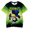 Мужские футболки Zatch Bell Anime Tshirt Unisex Crewneck с коротким рукавом женские футболки мужские футболки Harajuku Streetwear Японская манга 3D одежда PL
