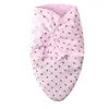 75 60cm Sacs de couchage Nouveau-né Bébé Cocoon Swaddle Wrap Enveloppe 100% Coton 0-6 Mois Enfants Couverture Swaddling Sleepsack 1028 E3