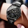 Opinke Men Luxury Watch for Man Man Mens Top Brand Brand Wrist Watches Sapphire Glass Imper impermeável Relógio Automático Men Conjunto de presentes 227872069