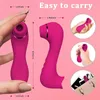 Modes à double tête Sucer clitoridien Lécher Vibrateur G Spot Stimuler Vaginal Mamelon Masseur Oral Sex Toys pour Femmes Couples 220329