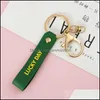 Party Favor Event Supplies Festive Home Garden Fedex Key Chain Bag Pendant Letter Pvc Soft Rubber Schoolbag Dhdqp