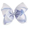 5 -calowy podwójny układ włosów z klipsem dla dziewczynki ręcznie robioną butique Grosgrain Ribbon Bows for Girl C0815x1