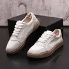 Breathable Designer 6517 Fashion White Men Shoes Style Lace Up Soft Thick Bottom Sports Sneakers Wear-Resistant Low-Top Non-Slip Casual Driving Walking Loafers