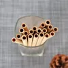 Pailles à boire en bambou naturel 100%, paille de bambou écologique et durable, paille de boissons réutilisable pour la cuisine de fête 20cm B0528PF