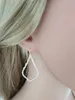 Baumeln Kronleuchter Verkauf Kleine Klassische Rose Gold Aushöhlen Teardrop Ohrringe Für Frauen Matte Fram Mode SchmuckDangle