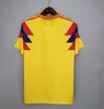 # 10 Valderrama Retro 1990 كولومبيا لكرة القدم جيرسي إصدار خاص JAMES قميص كرة القدم 2022 2023 إصدار اللاعب FALCAO Youth Child Camiseta de futbol Maillot