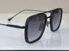 Gafas de sol para hombre Diseñador de la marca Retro Vintage Tamaño pequeño Gafas de sol negras Calidad superior Mujer Moda Metal Forma cuadrada Gafas Marco dorado 006