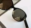 Occhiali da sole rettangolari neri estivi 0849 Lenti grigie Donna Gafas de sol Parasole Protezione UV con scatola