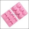 LOVE SILE COLDS MORDES DE SILA ICE CUBE COUBH MOLD THRENSIONAL SOAP MODベーキング用品キッチン用品アクセサリー4 6MHドロップデリバリー2021 MO