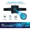 Sports Entertainment Vibration Belt Machine Ab Trainer EMS Abdominal Muscle Stimulator Toner Fitness Training Gear Home Gym Belt 220812