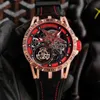 Orologio da uomo di lusso Meccanico Fashion Premium Brand Owatch Roge Dubui Excalibur King Series Geneva Watches8865713