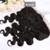 Saldi Onda del corpo Capelli frontali in pizzo da orecchio a orecchio Estensioni di capelli umani indiani Legati a mano 150% 13x4 Frontali in pizzo Chiusura Capelli per bambini pre-tirati Squisiti Bella Hair Trending