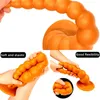 Nxy Anal Toys Sexy Super Long Bead Beads Силикон Огромный Большой Закладок Gosina G Spot Massager Massager Эротическая секс -игрушка для мужчин 220506