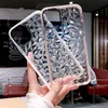 ダイヤモンドデュアルカラー透明なクリアケースTPU TPEエアクッションドロップフル保護衝撃バックケースiPhone 15 14 13 12 MINI 11 PRO MAX XR XS X 7 8 PLUS SE2