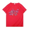 T-shirt da uomo Stampa fiori T-shirt O-Neck Manica lunga Manica Mens T Shirt per Liycra maschile e Cotone Abbigliamento Abbigliamento Tshirt Tshirt Marchio Tees