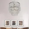 Pendelleuchten, rundes Design, luxuriöser Kristall-Kronleuchter, Beleuchtung, modernes Esszimmer, Wohnzimmer, Pendelleuchte