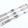 7A+Watchband Solid Stainless Steel Watchband 20mm 22mm Fold Buckle Watch Bracelet for OMG Watch Ocean 300 600 Man 007 AT150 Watchband band