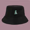 Bérets 2022 coton dessins animés dinosaure seau chapeau pêcheur voyage en plein air casquette de soleil chapeaux pour hommes et femmes 65bérets