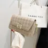 Senior Texture Female Bag 2022 New Net Red Live Foreign Style Small Square Bag Fashion Versatile Single Shoulder Bags