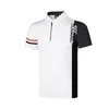 メンズシャツサマースポーツアパレル半袖Tシャツクイックドライ通気性ポロシャツ男性ゴルフウェア