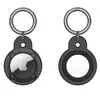 Protective Case for Apple Airtag Air Tag Carbon Fiber Silicone Cases Cover Shell Airtags Keychain Key Chain Accessories