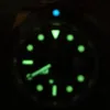 ST9 Luksusowy męski zegarek Ceramiczna ramka szkiełka zegarka Czarny szafirowy Wybieranie daty 40 mm Automatyczny mechaniczny ze stali nierdzewnej Męskie męskie zegarki na rękę projektant Luminous Z zegarkami pudełkowymi