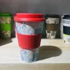 Tasses Tasse à café en fibre de poudre de bambou tasse de fête de vacances créative européenne américaine Protection de l'environnement de qualité alimentaire