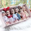 Jolies petites poupées de ballet de princesse, coffret cadeau, vêtements exquis, ensemble de jouets réutilisables, adaptés aux filles de plus de 3 ans
