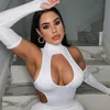 Elegant Off Shoulder Black Bodycon Mini Dress For Women Summer Sexy Cut Out Tank Dresses Party Club Outfits White Clothing 220608