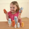 Laten we siliconen Russische nestelende poppen Matryoshka Babushka Hand Animal Poupee Russe voor kinderen geschenken maken Doll Home Decor 220505