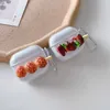 Headset Accessories Creative Funny 3D Simulation Kebabs Earphone Case for AirPods 1 2 Pro 3 KeyChain Clear Soft Headphone Cover