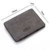 Mise à niveau haut de gamme Ultra mince Mini portefeuille hommes femmes affaires en cuir Pu magique petit porte-carte de crédit s J220809288z8144729