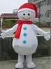 Performance sur scène Costume de mascotte d'homme de neige blanc Halloween Noël Fantaisie Fête Personnage de dessin animé Costume Adulte Femmes Hommes Robe Carnaval Unisexe Adultes