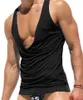 Top Men Deep V Neck Vests Mens Bodybuilding Tank Tops Summer Gym Clothings for Male Sleeveless Vest Shirts Fashion 220615