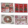 Nouvelles fournitures de décoration de Noël Placemat en tissu en tricot Créative Placemat en tricotage