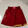 Team basketballen shorts gewoon Don retro Chinese versie draagt ​​sportpant met pocket zipper joggingbroek heup pop wit